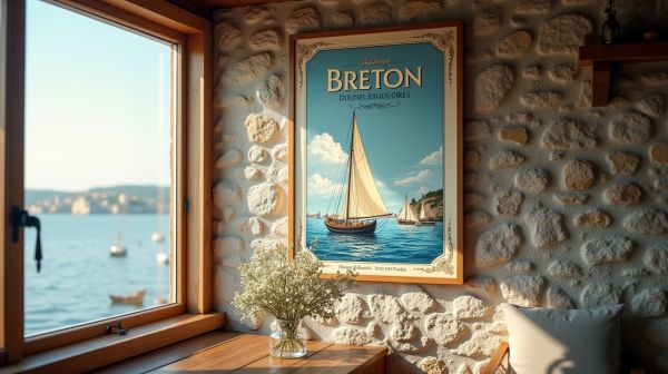 Découvrez l'élégance des affiches de la bretagne