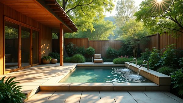 Spa extérieur : comment l'intégrer harmonieusement dans son jardin